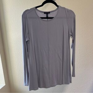 Eileen Fisher Light Gray Tee
